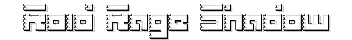 Roid Rage Shadow font